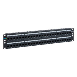 CAT6 Patch Panel with 48 Ports and 2 RMS