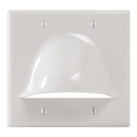 Bulk Nose Faceplate Double Gang IC640BDSWH