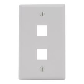 Classic Faceplate 2-Port Single Gang