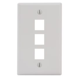 Classic Faceplate 3 Port Single Gang IC107F03WH