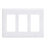 Decorex Faceplate 3 Insert Triple Gang IC107DFTWH