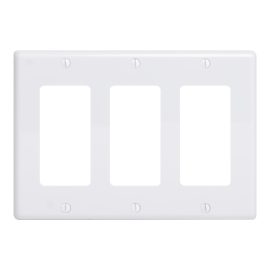 Decorex Faceplate 3 Insert Triple Gang IC107DFTWH