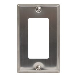 Decorex Stainless Steel Faceplate 1 Insert IC107DFSSS