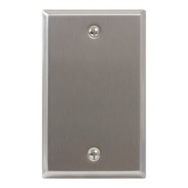 Stainless Steel Faceplate Blank Single Gang IC630EBSSS