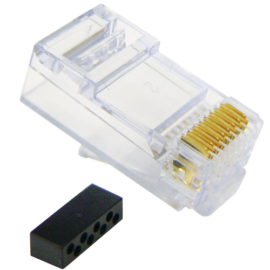 CAT 6 Solid/Stranded Modular Plug and 100 Pack