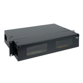 HD Fiber Optic Rack Mount Enclosure 8 Panels 2 RMS ICFORE82RM