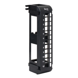 Blank Wall Mount Patch Panel with 12 Ports and Zero-U for HD Style IC107BP12V