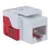 CAT6 RJ45 White Keystone Jack EZ IC1078L6WH