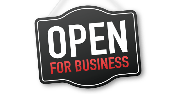 Open For Business
