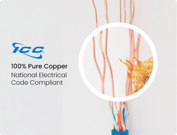 Self-Extinguishing ICC Plenum Cable